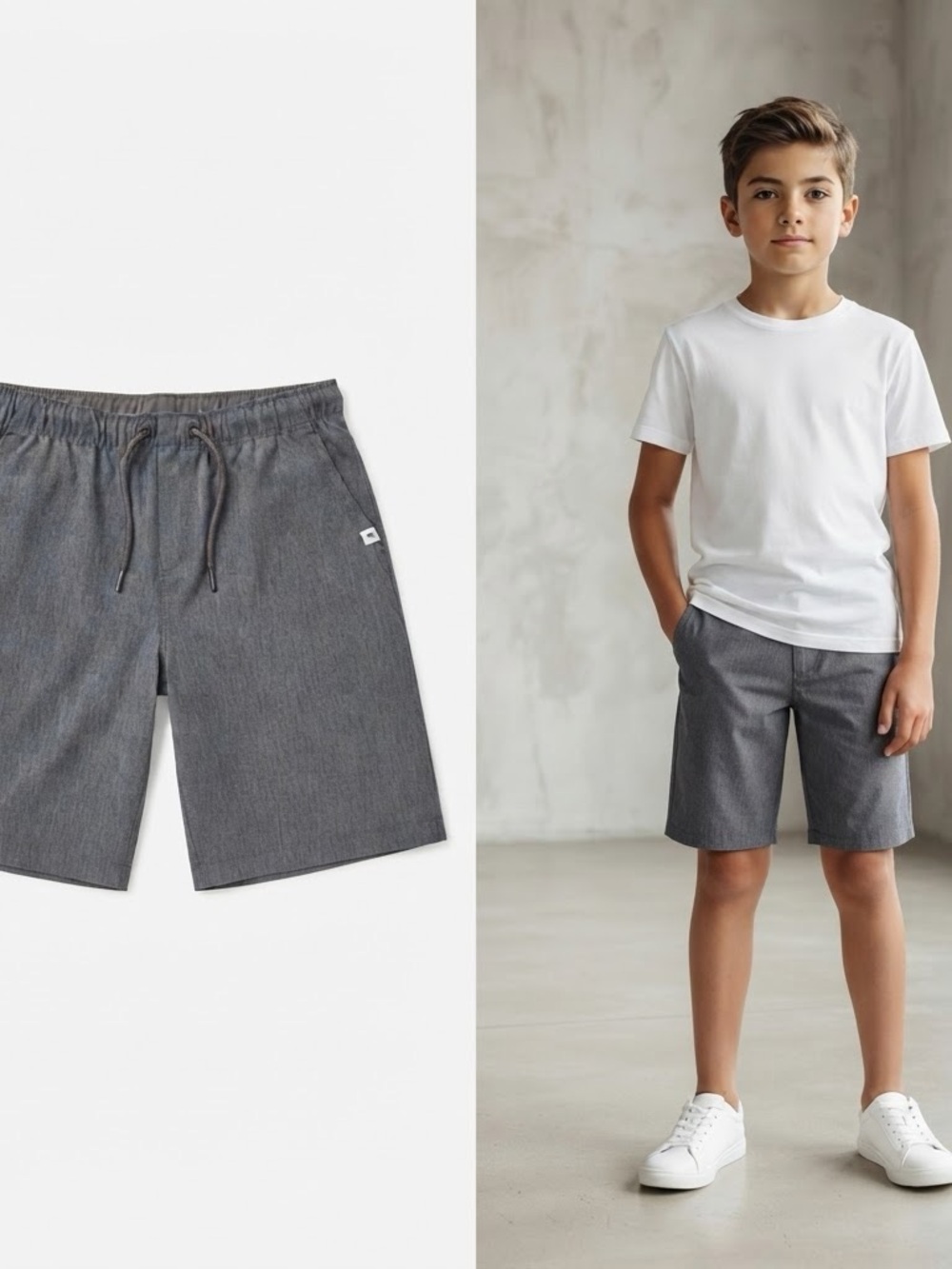 Tommy Bahama Boys' Gray Pull-On Shorts